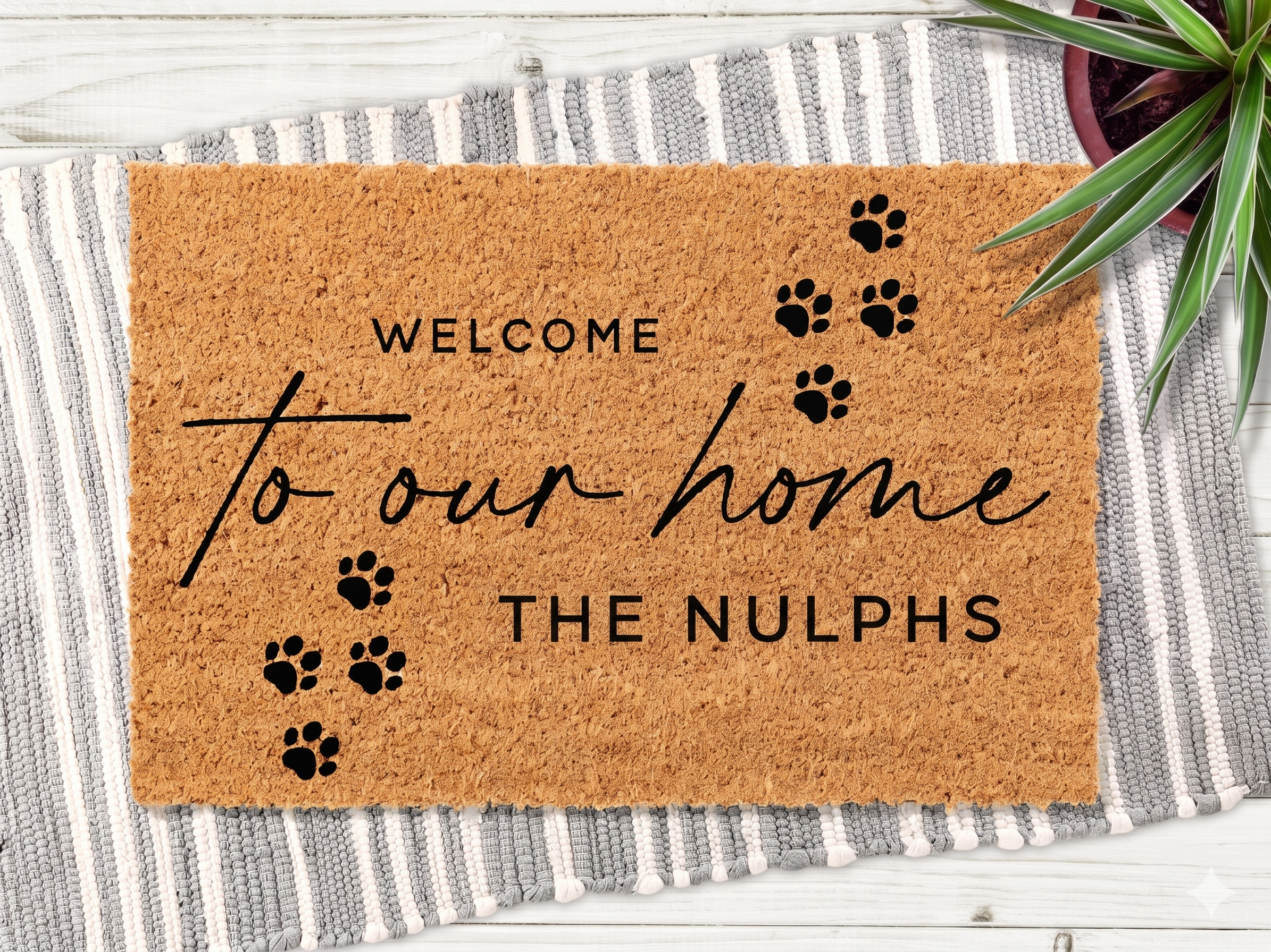 Personalized Welcome Mat